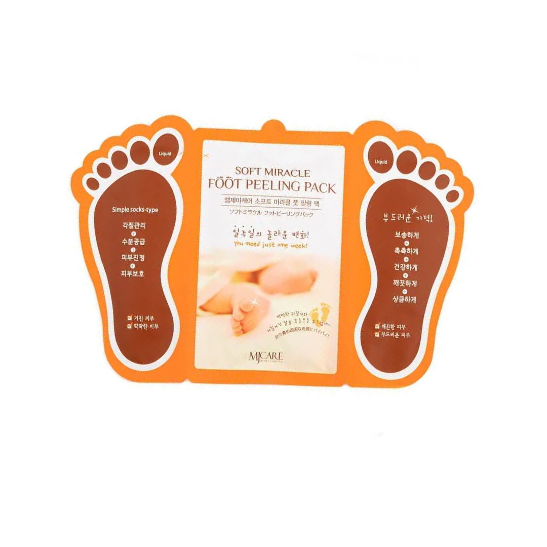 Маска-пилинг отшелушивающая для ног Mijin Foot peeling pack