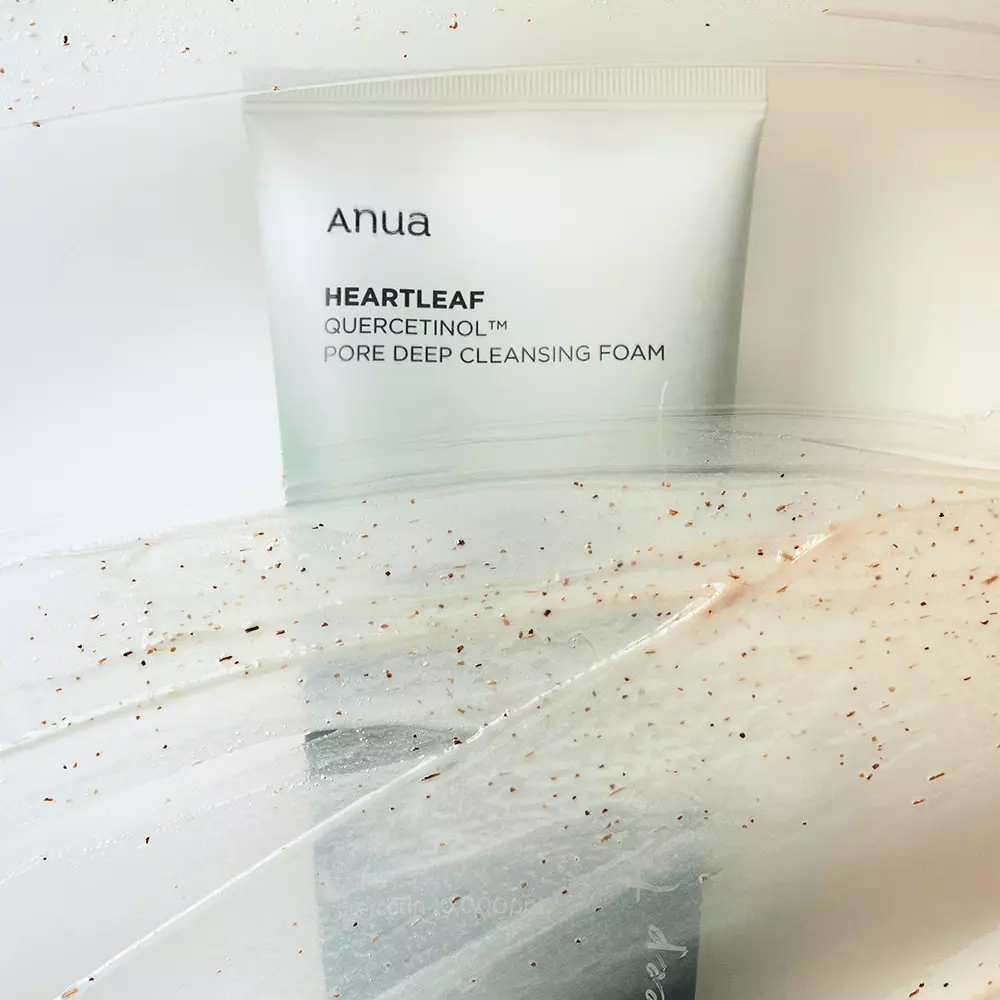 Пенка с кверцетинолом для глубокого очищения пор Anua Heartleaf Quercetinol Pore Deep Cleansing Foam