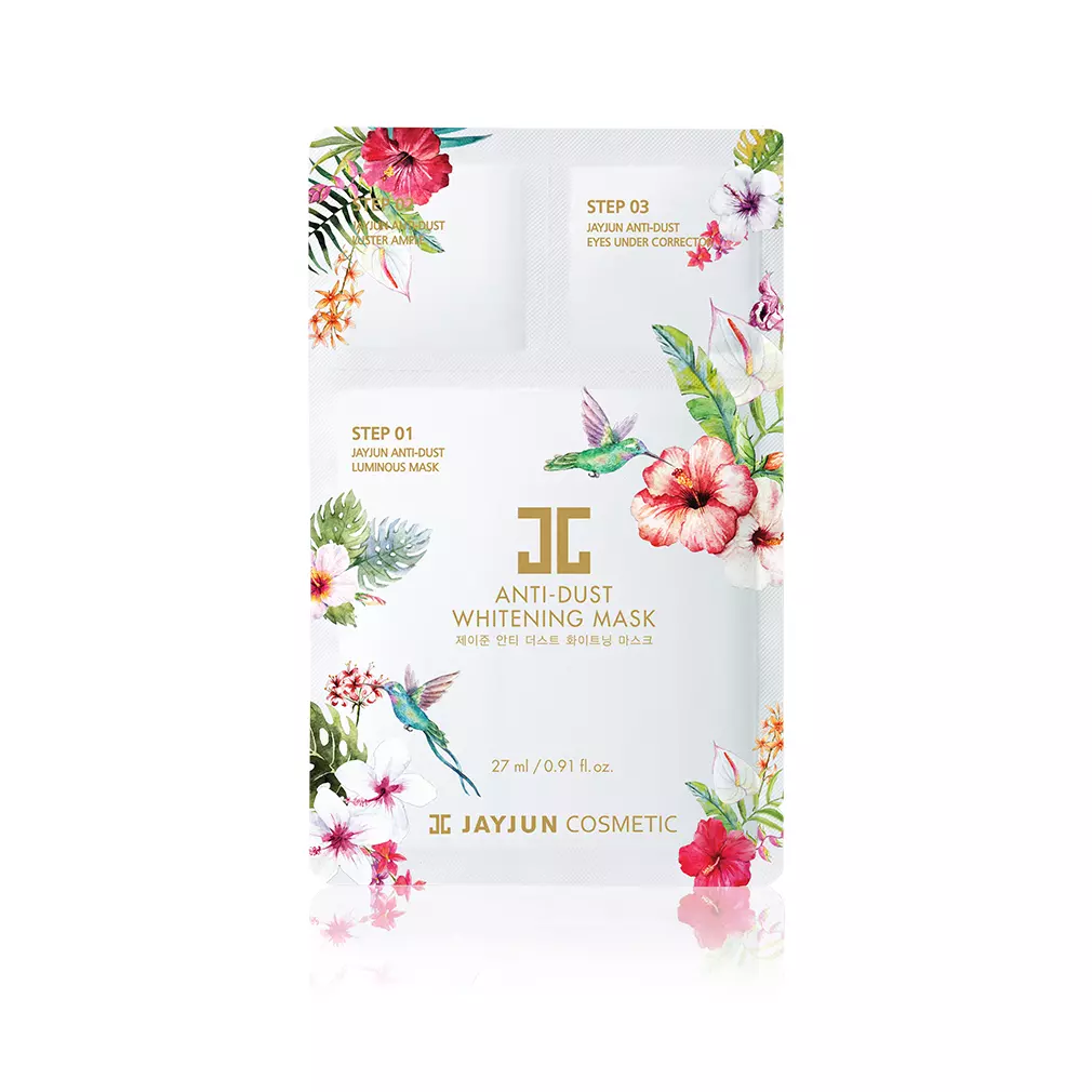 3 ступенчатая осветляющая маска JAYJUN ANTI-DUST WHITENING MASK 3 STEPS